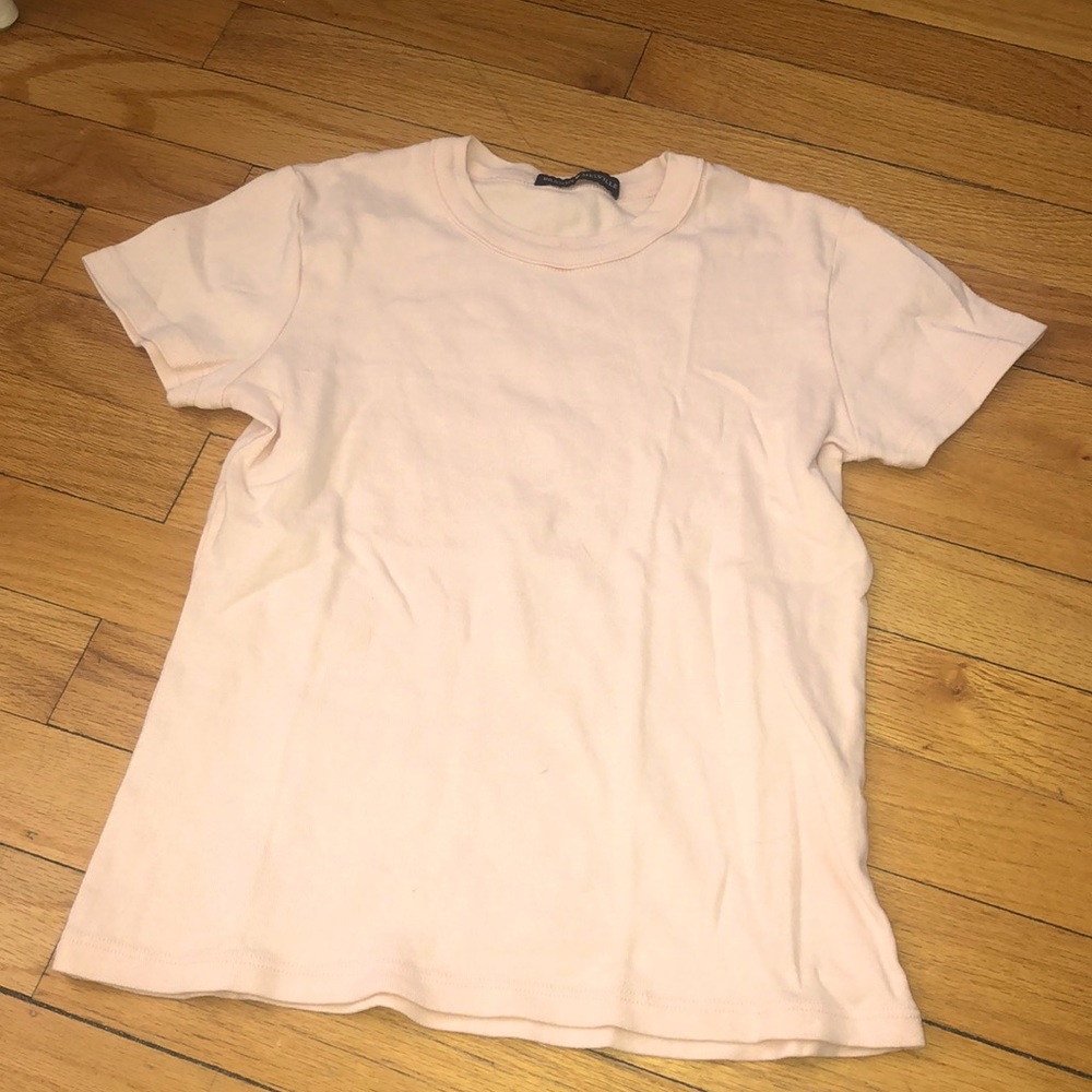 light pink brandy melville tee